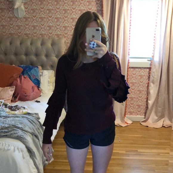 Nordstrom Maroon sweater - Picture 1 of 2